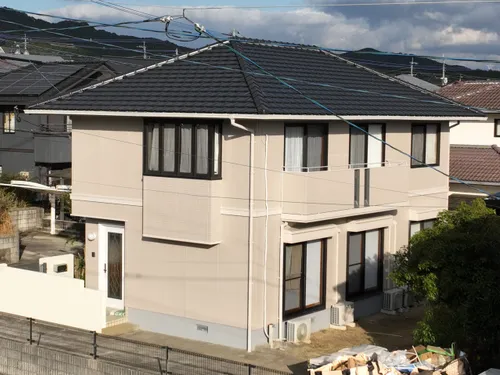那珂川市、屋根葺替え・外壁塗装の施工実績