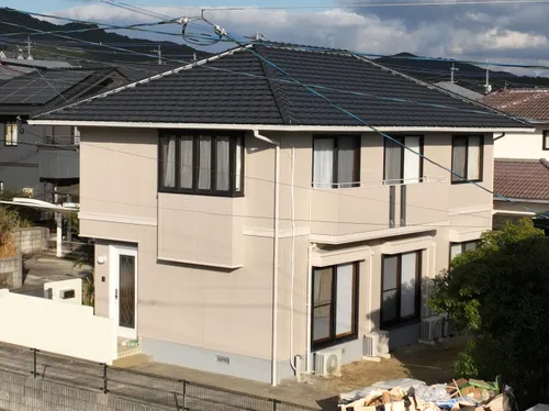 那珂川市、屋根葺替え・外壁塗装